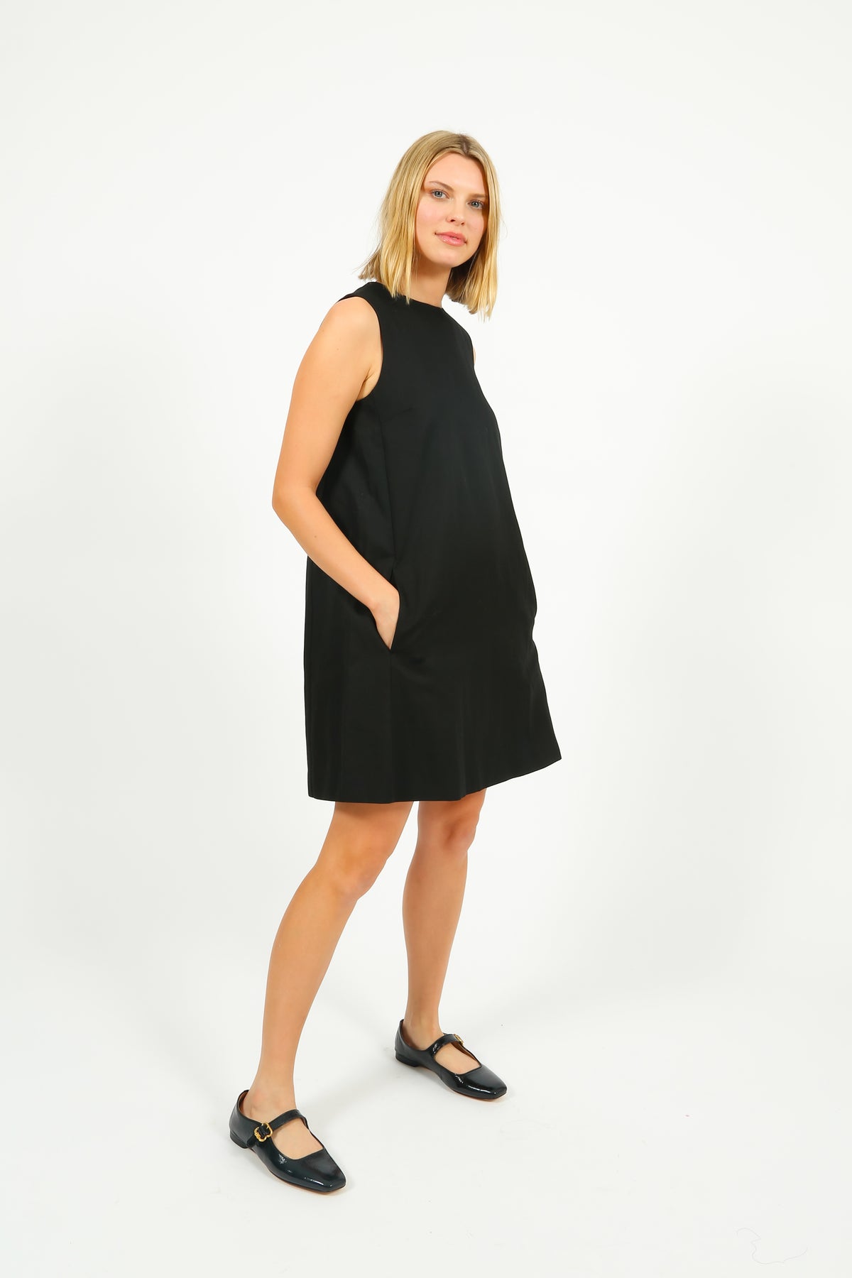 MM Racer Dress in Black