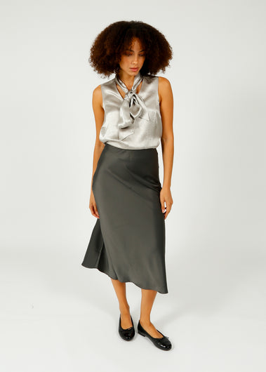 SLF Elena Ankle Skirt in Volcanic Ash