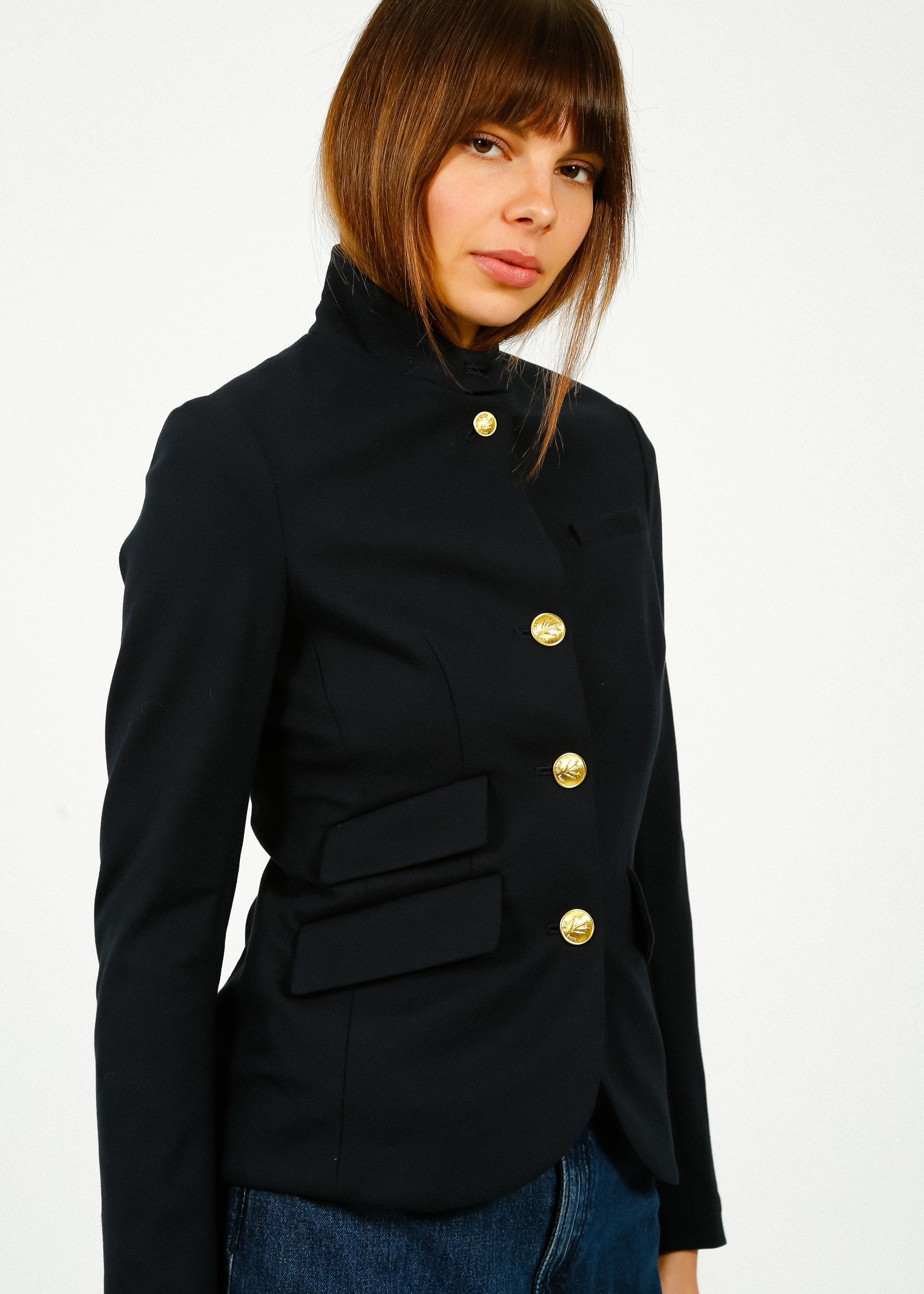 R&B Slade Ponte Blazer in Salute