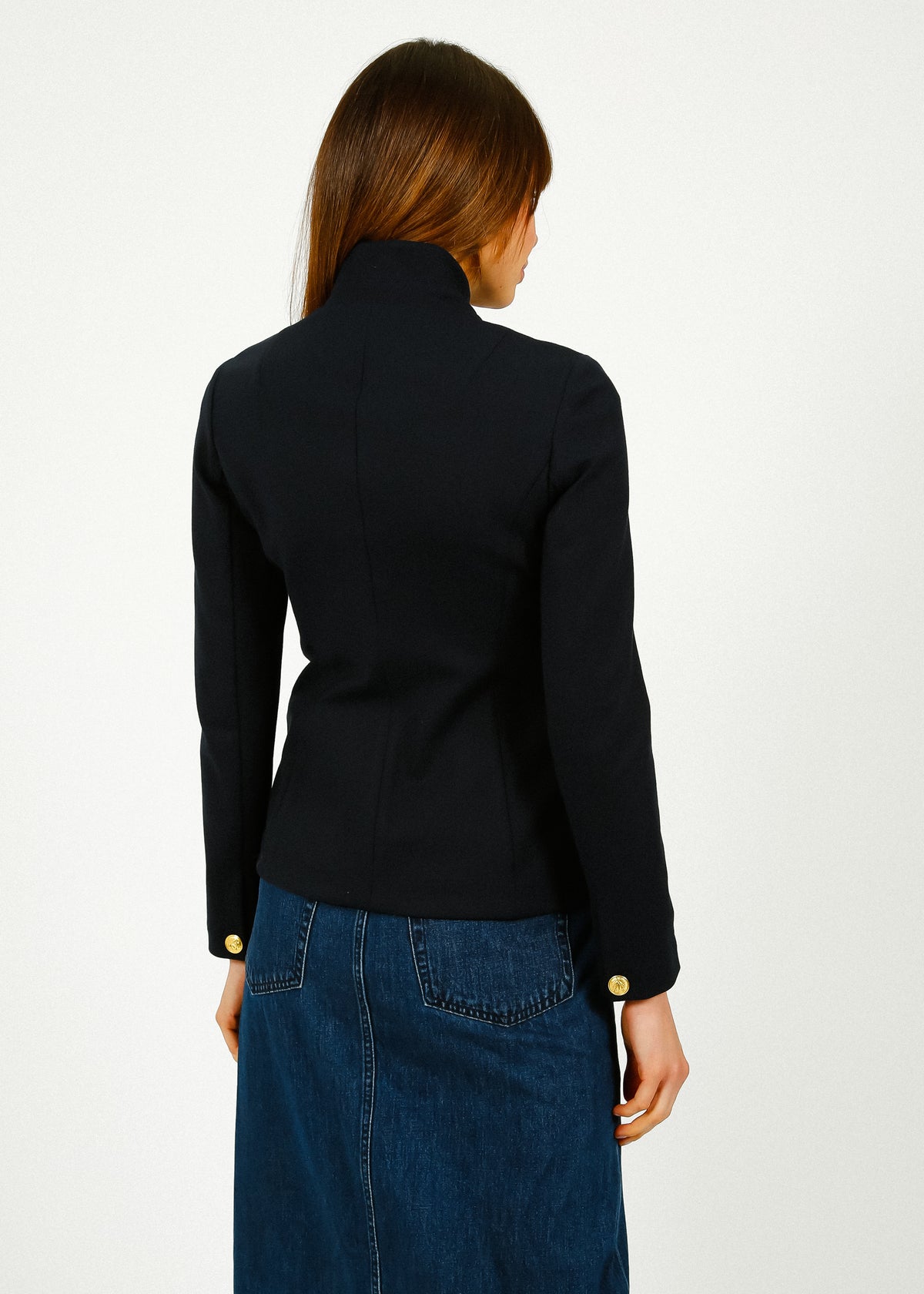 R&B Slade Ponte Blazer in Salute