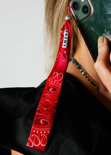 SI Bandana Phone Strap  Amore