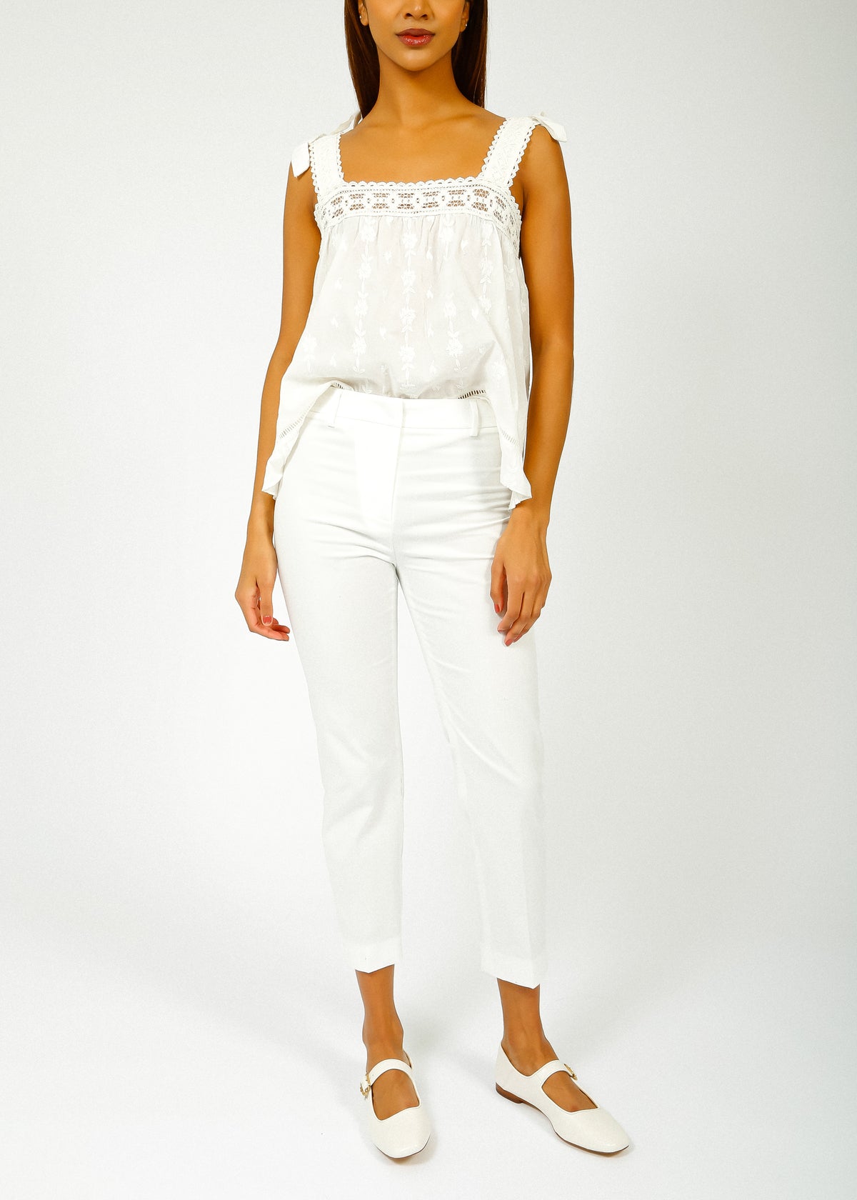 MM Cecco Trousers in White