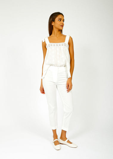 MM Cecco Trousers in White