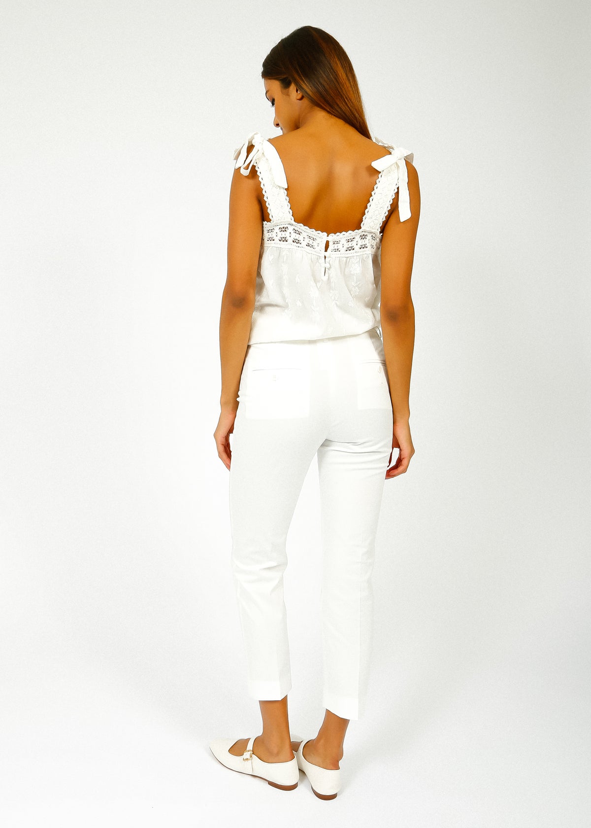 MM Cecco Trousers in White