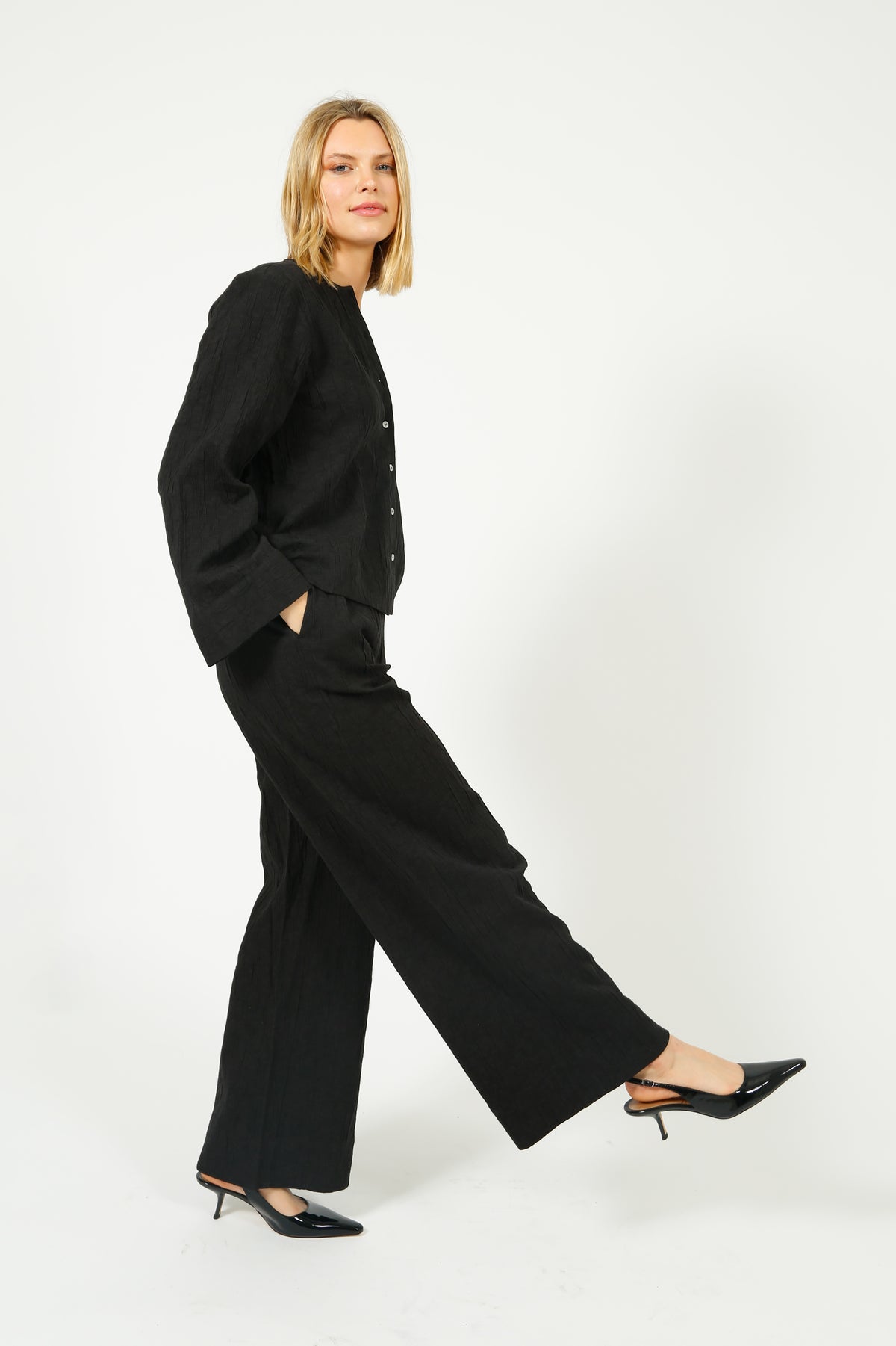 SLF Coria Wide Pant in Black