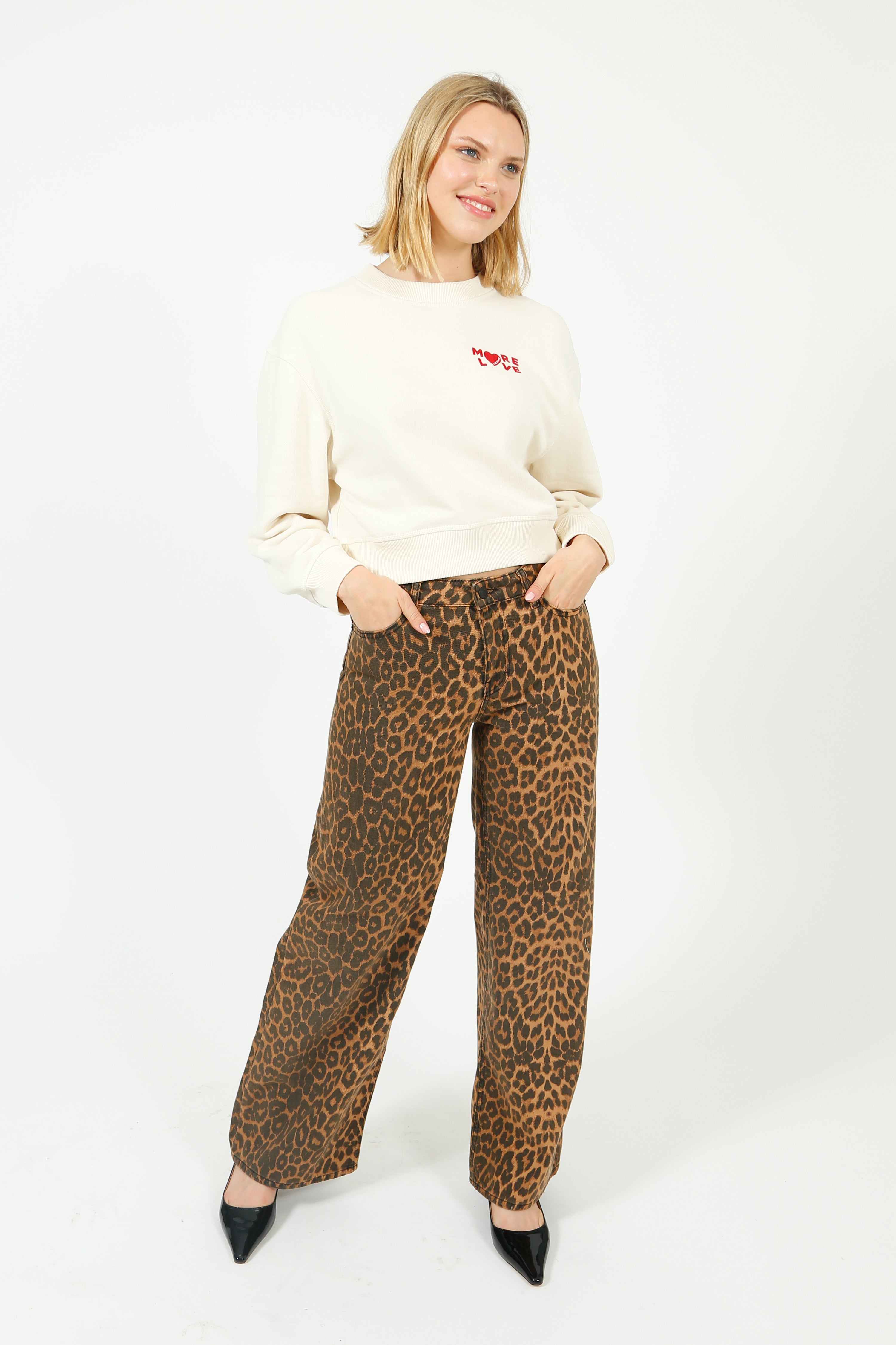 FIVE Joan Jeans in Leopard