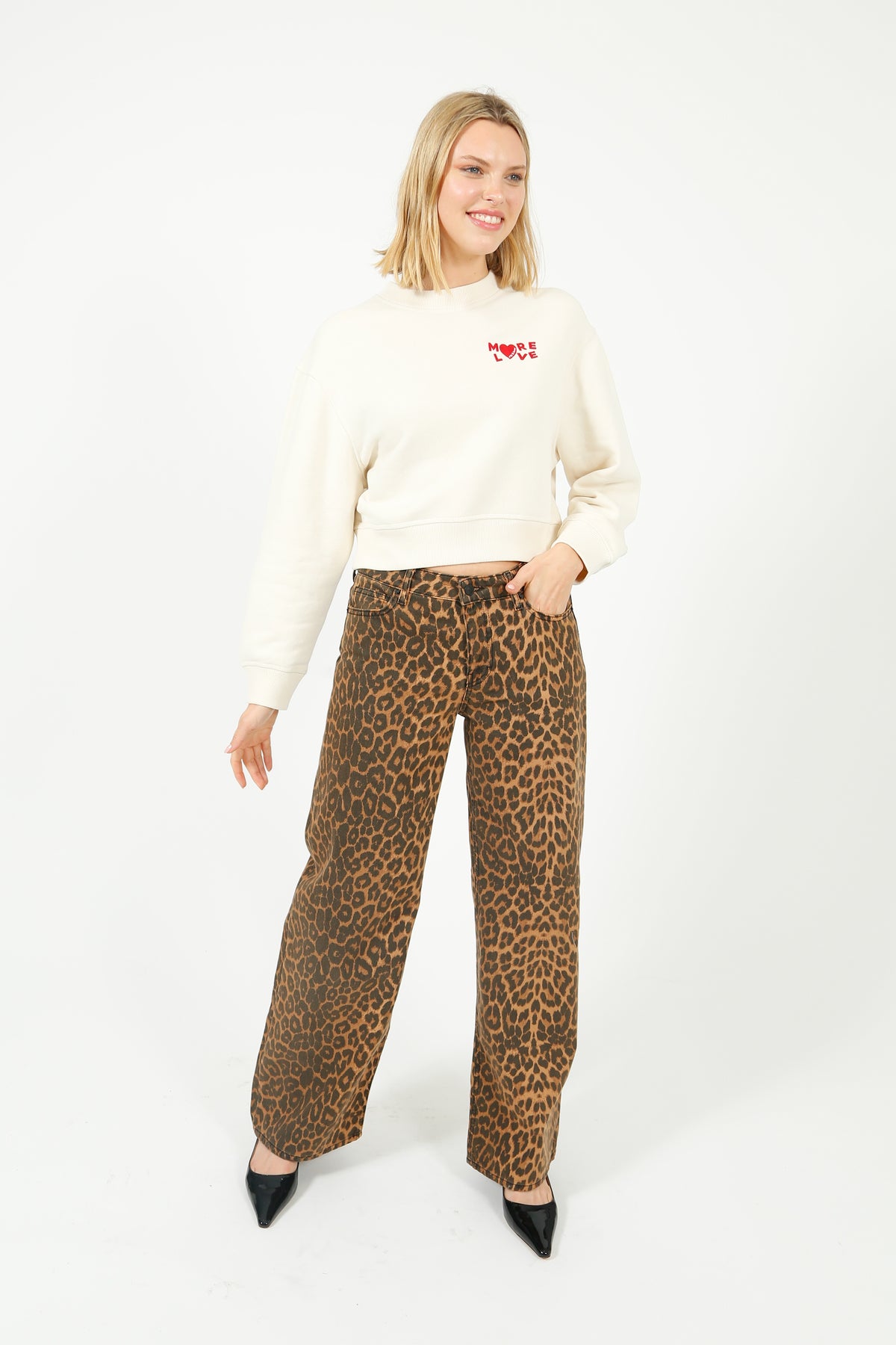 FIVE Joan Jeans in Leopard