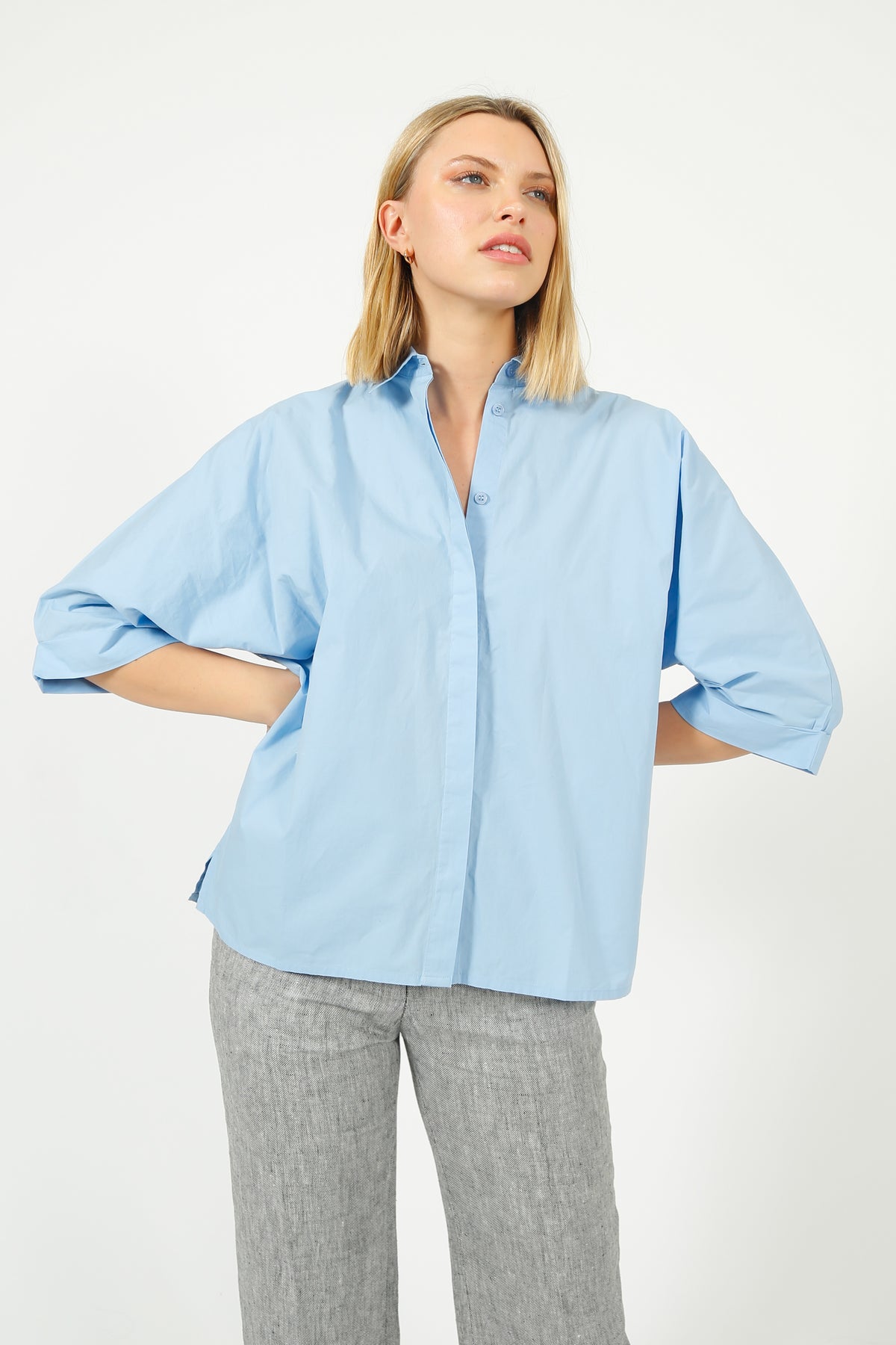 FIVE Charline Shirt in Sky