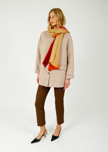 You added <b><u>MOISMONT 757 Colour Trim Scarf in Brick</u></b> to your cart.