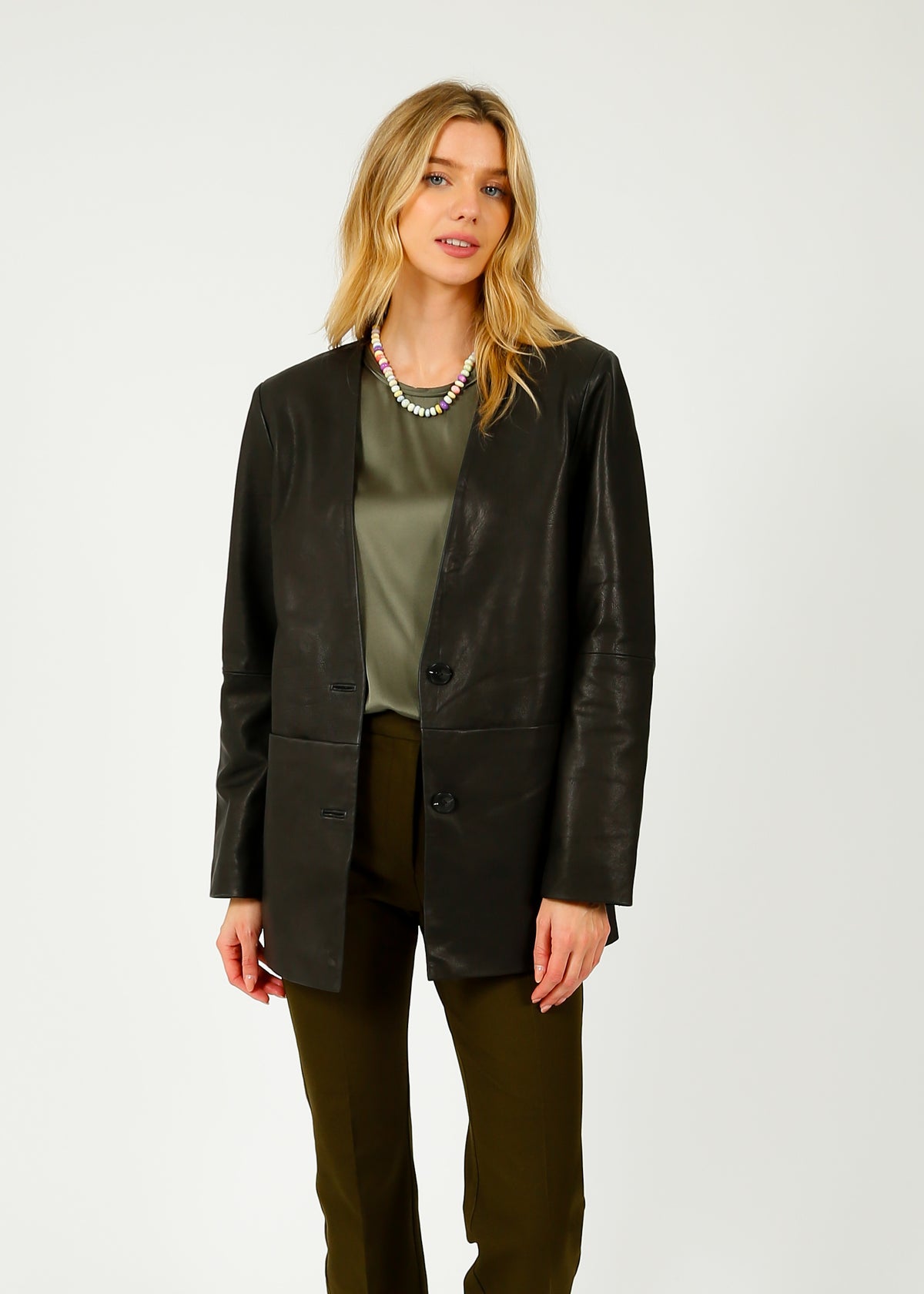 SLF Amalia Leather Blazer