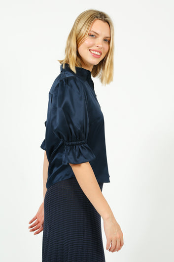 5A7 Fiona Top in Navy