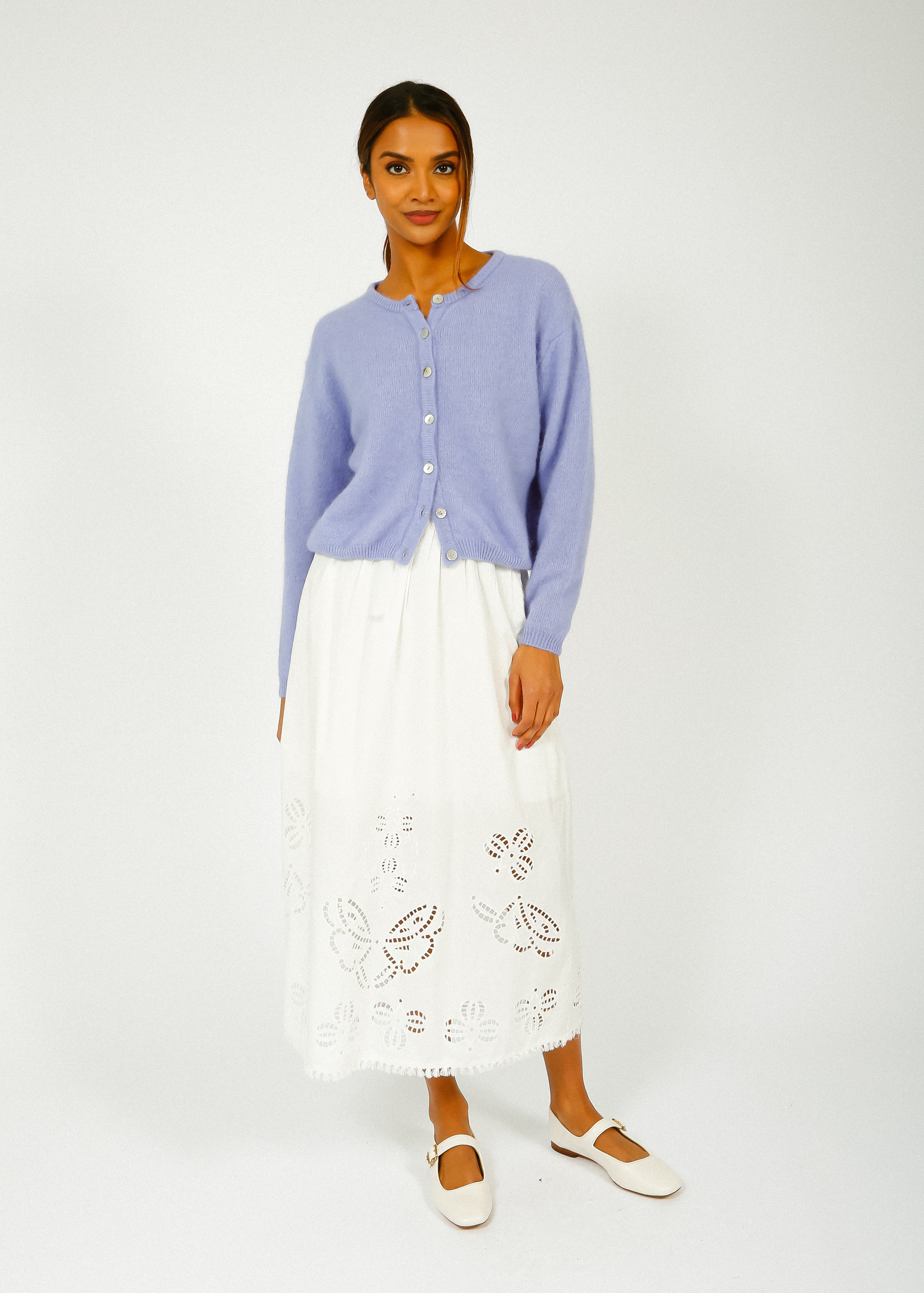 LM Paola Skirt in White