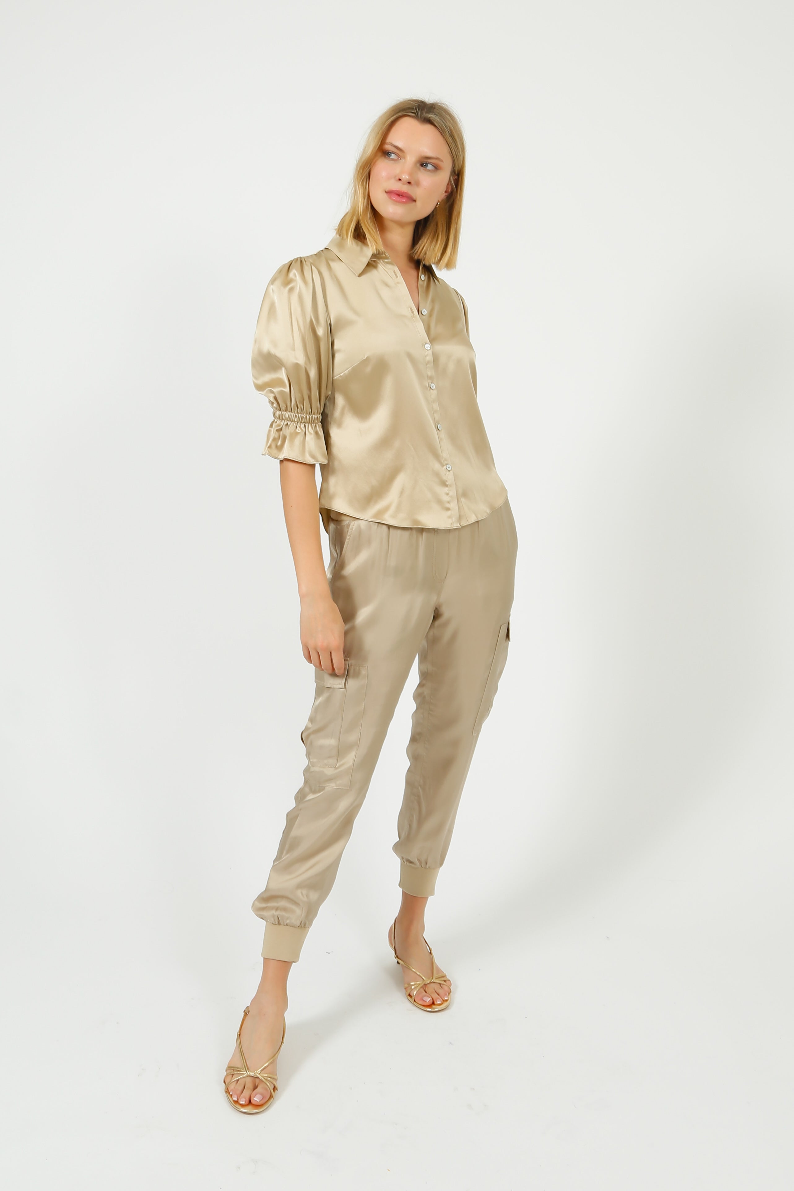 5A7 Giles Pant in Khaki