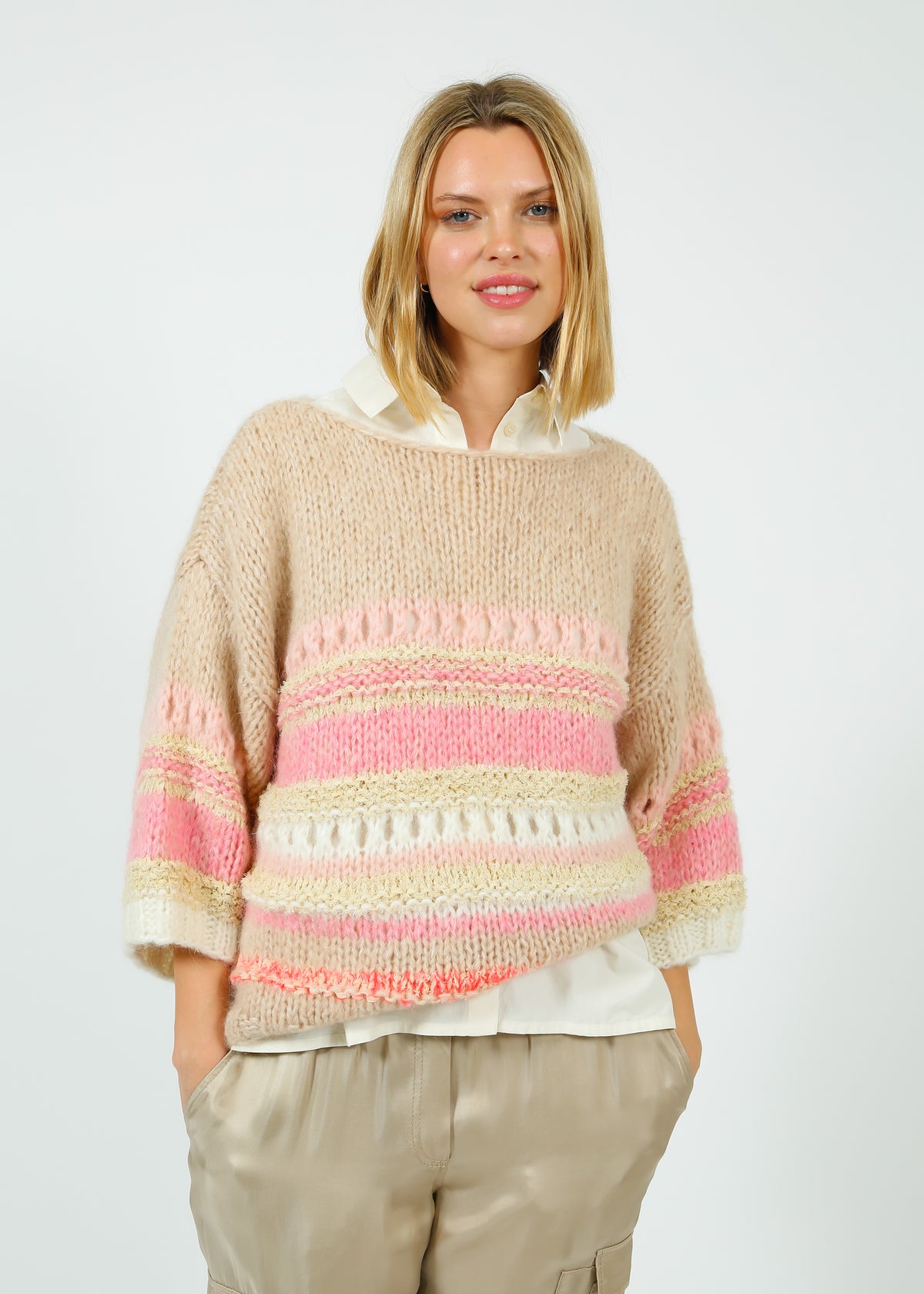 D&D Elvina Knit in Pink Shade