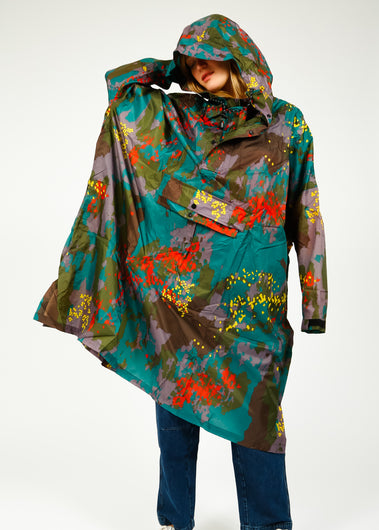 RK Digi Forest Camo Waterproof Poncho
