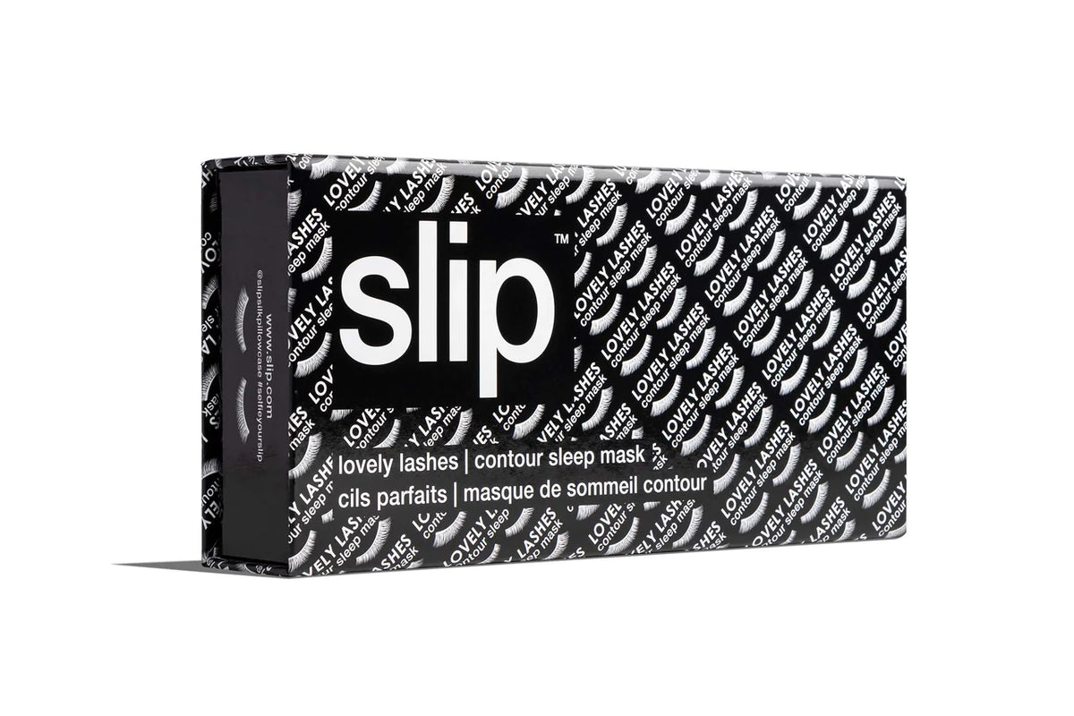 SLIP Silk Contour Sleep Mask in Black