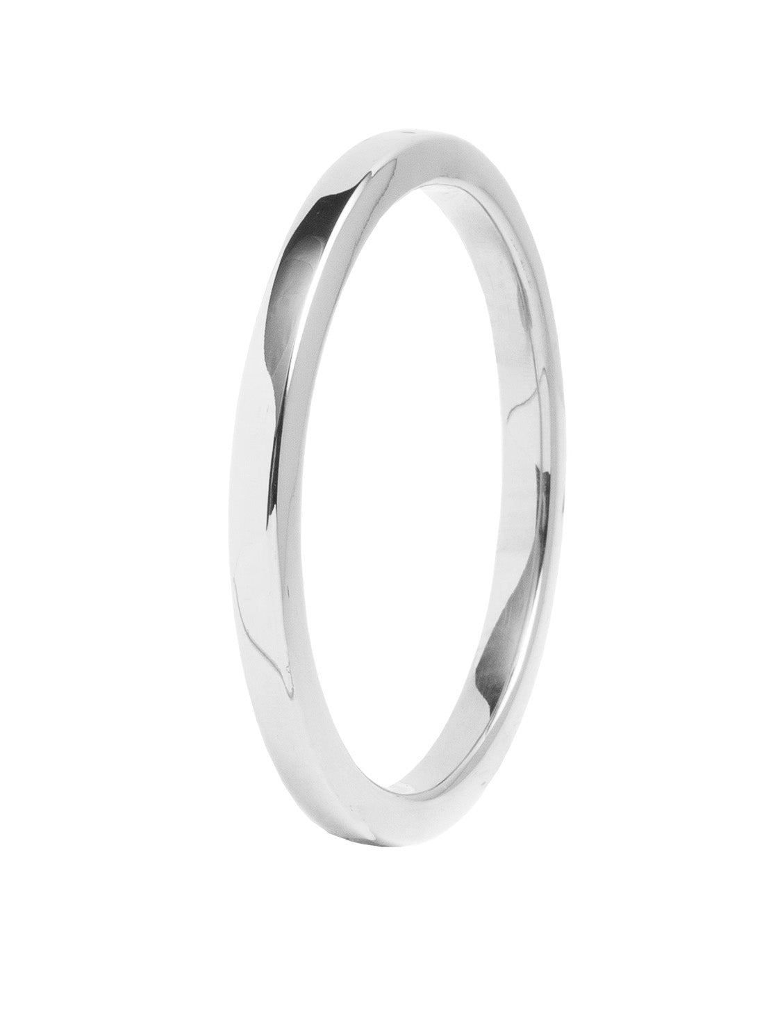 TS Silver Plated Square Edge Bangle