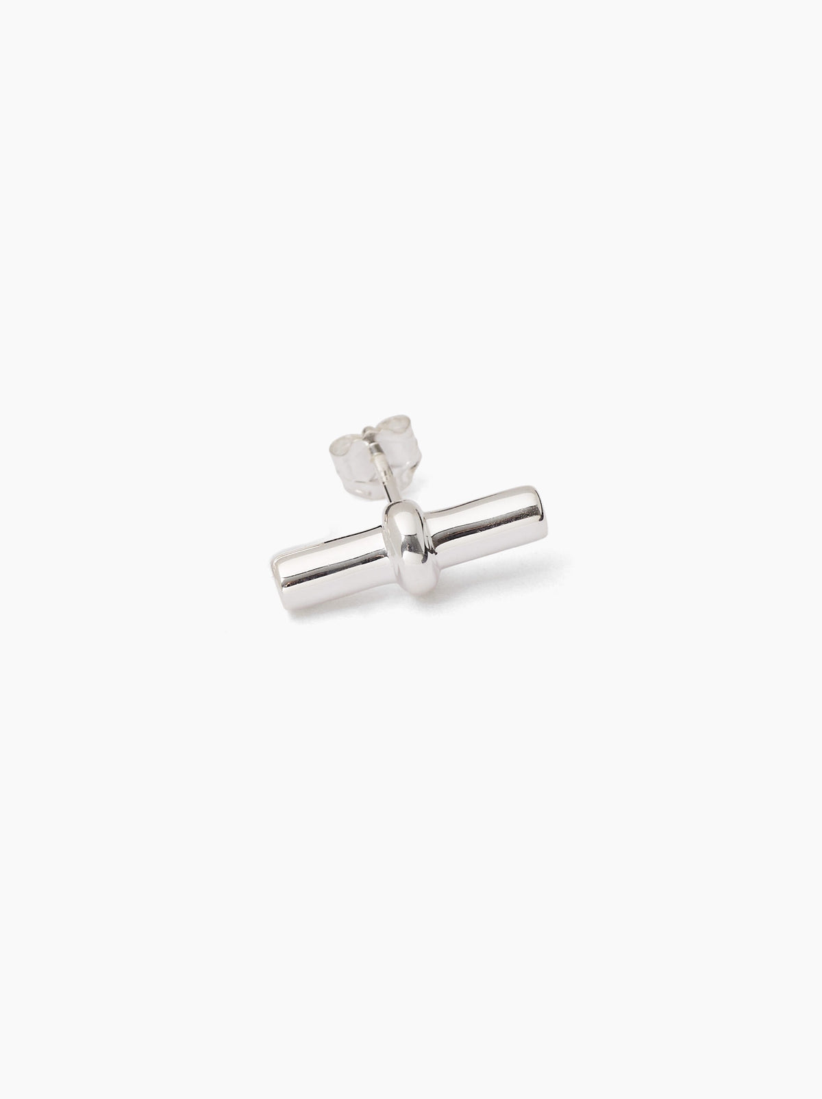 TS Silver T Bar Studs