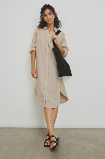 RAILS Val Dress in Heathered Flax