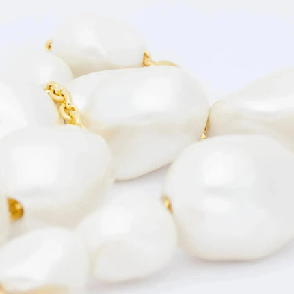 V.BARONI Big Organic Pearl Necklace