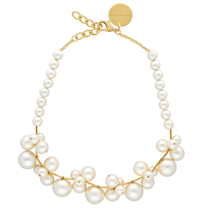 VBARONI New Multi Beads Pearl Necklace