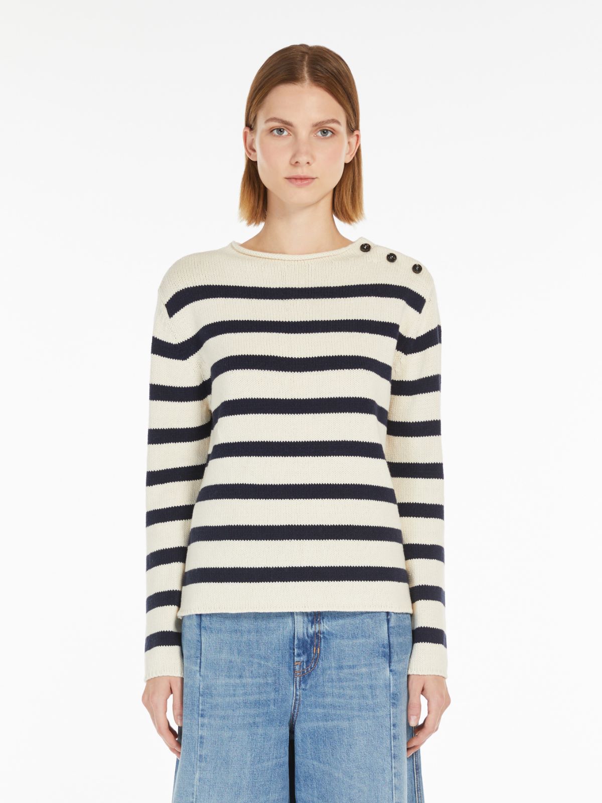 MM Vibo Stripe Knit in Navy