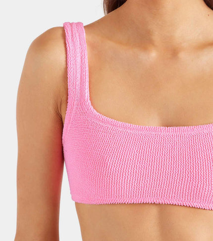 HUNZA G Xandra Bikini in Bubblegum