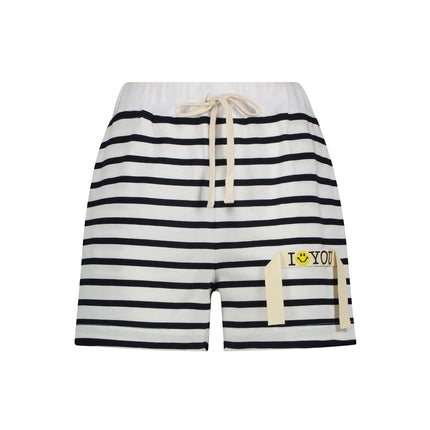 JS ISMILEYOU Striped Shorts in Blue