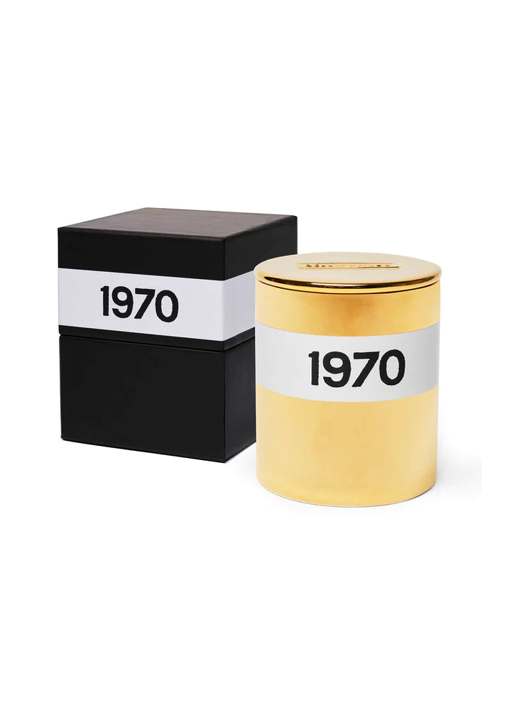 BF 1970 Ceramic Mineral Wax Candle in Gold