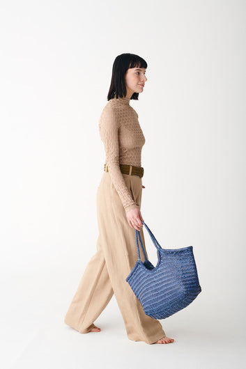 DD Nantucket Basket Bag in Ocean