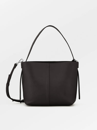 BECKS Suede Fraya Small Bag in Black