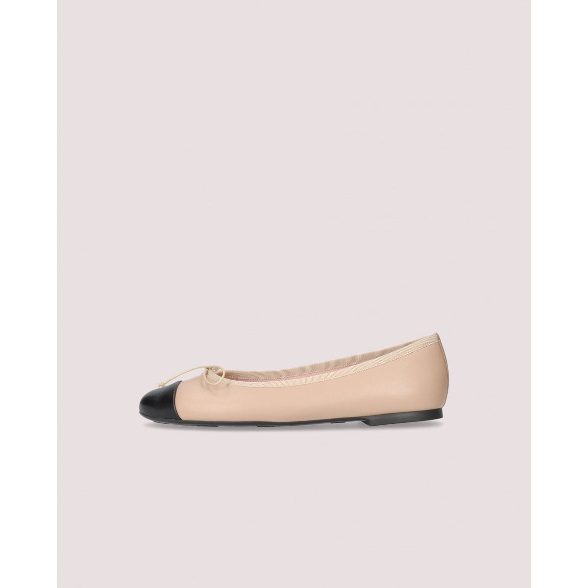 PB Nicole Ballet Pump in Nude, Black