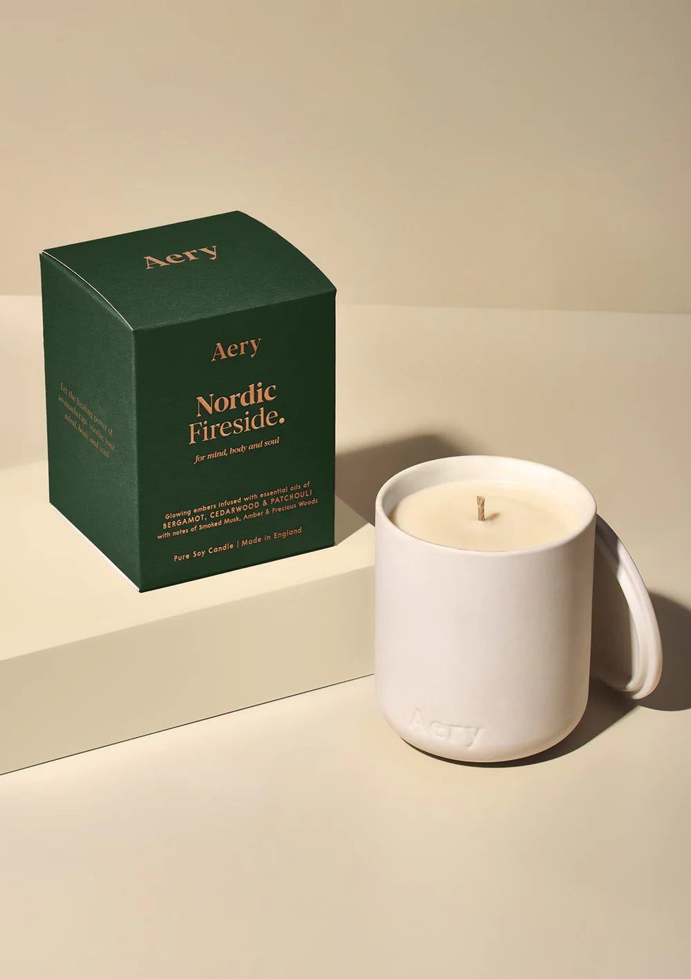 AERY Nordic Fireside Candle