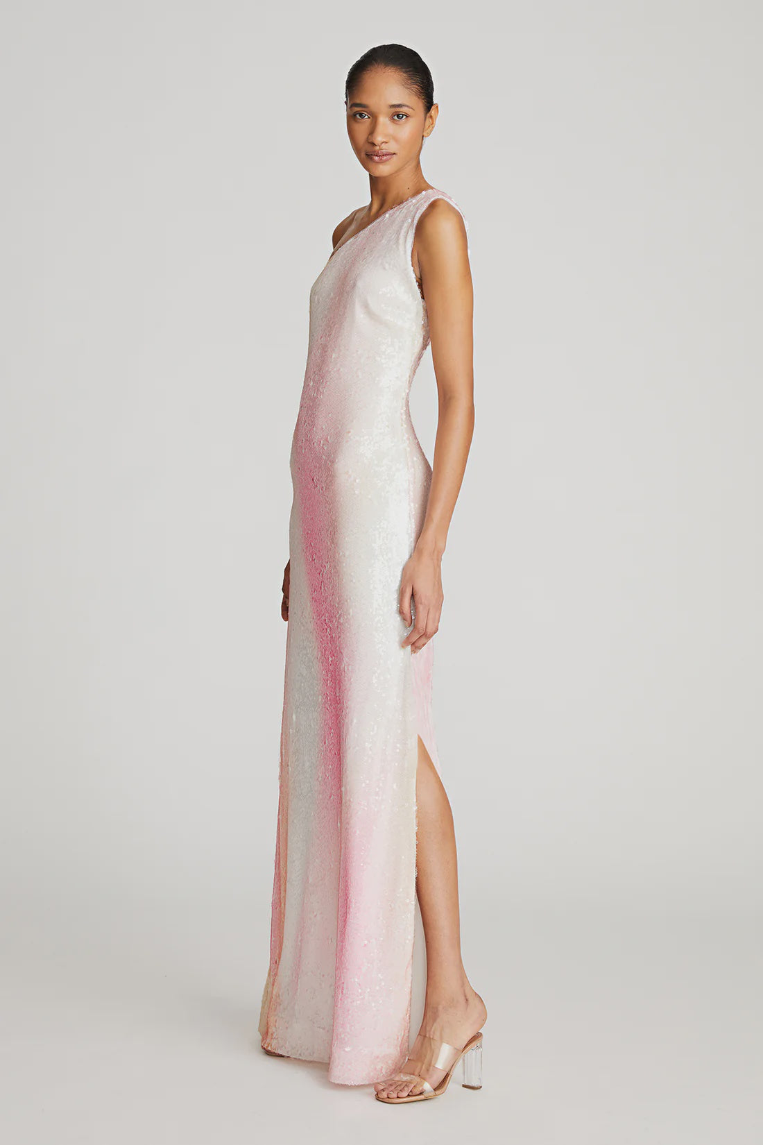 HH Tanya Sequin Gown in Abstract Sorbet