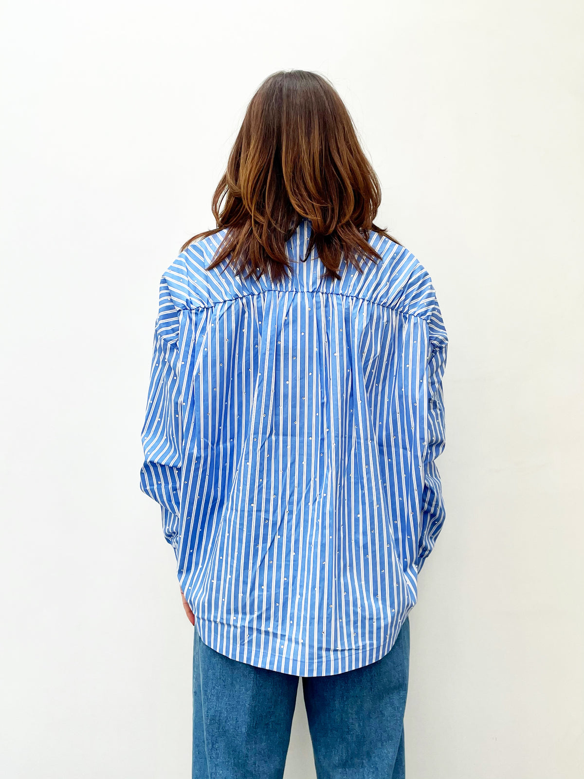 EA Zaboon Cotton Shirt in Halogen Blue