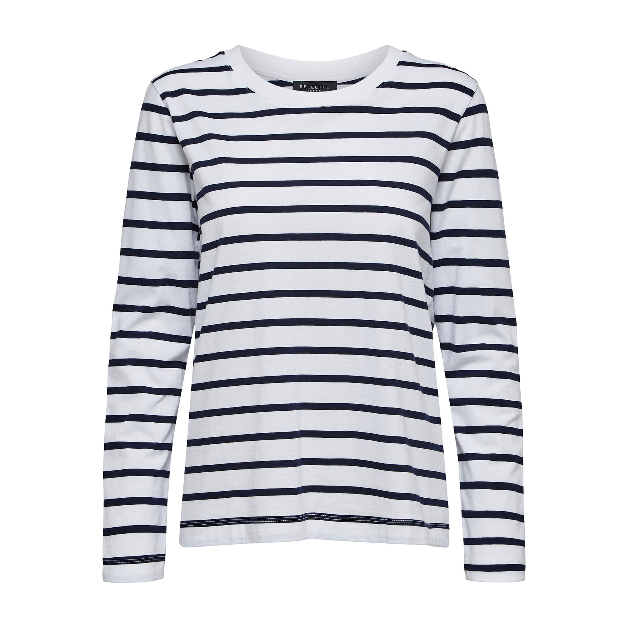 SLF Standard LS stripe tee in maritime blue