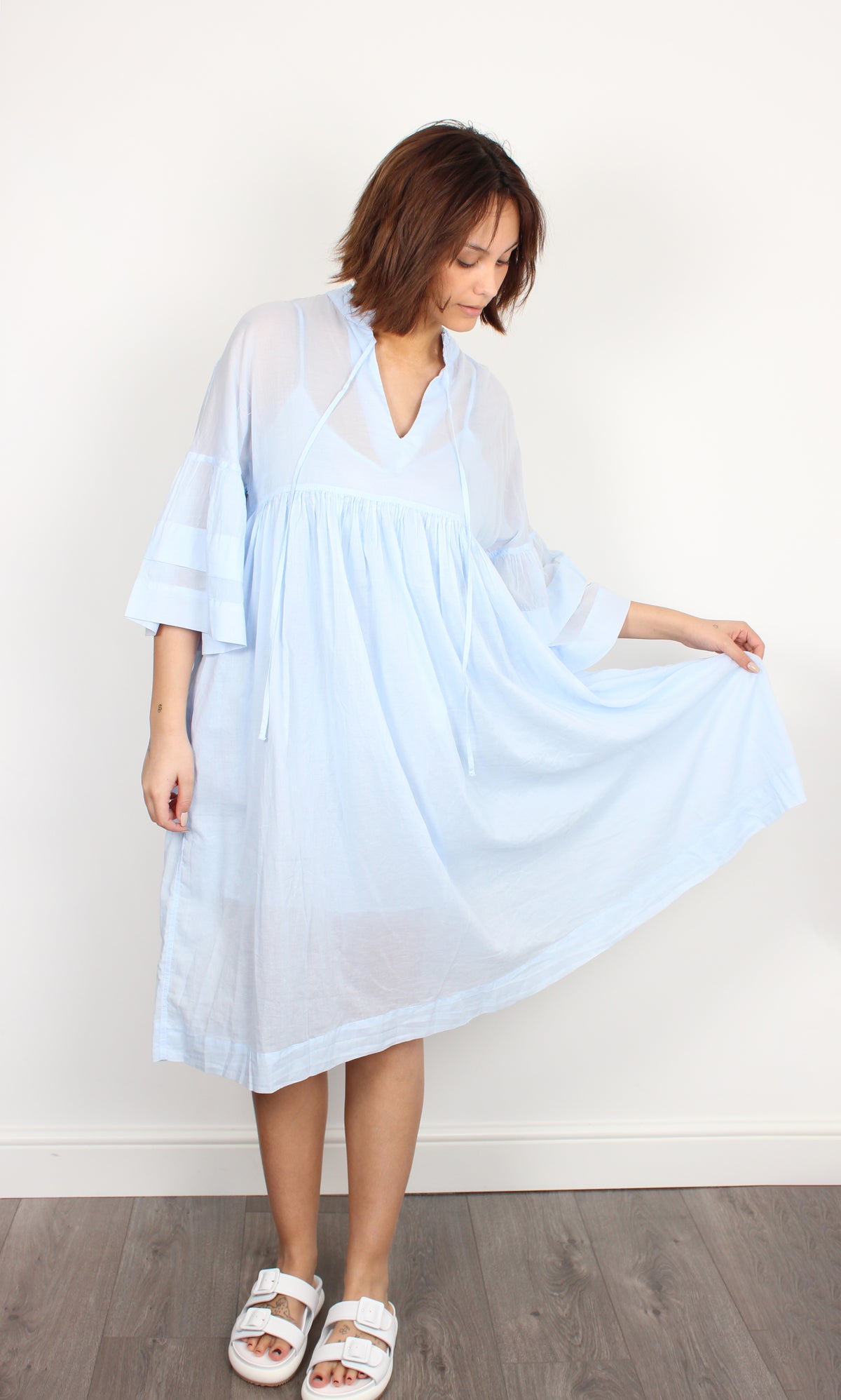 Telendos Dress 351 in Light Blue