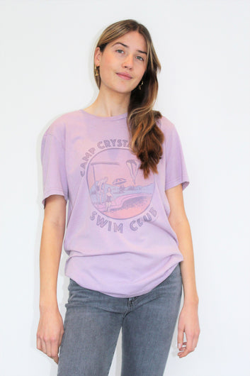 BS Swim Club Tee in Vintage Lilac