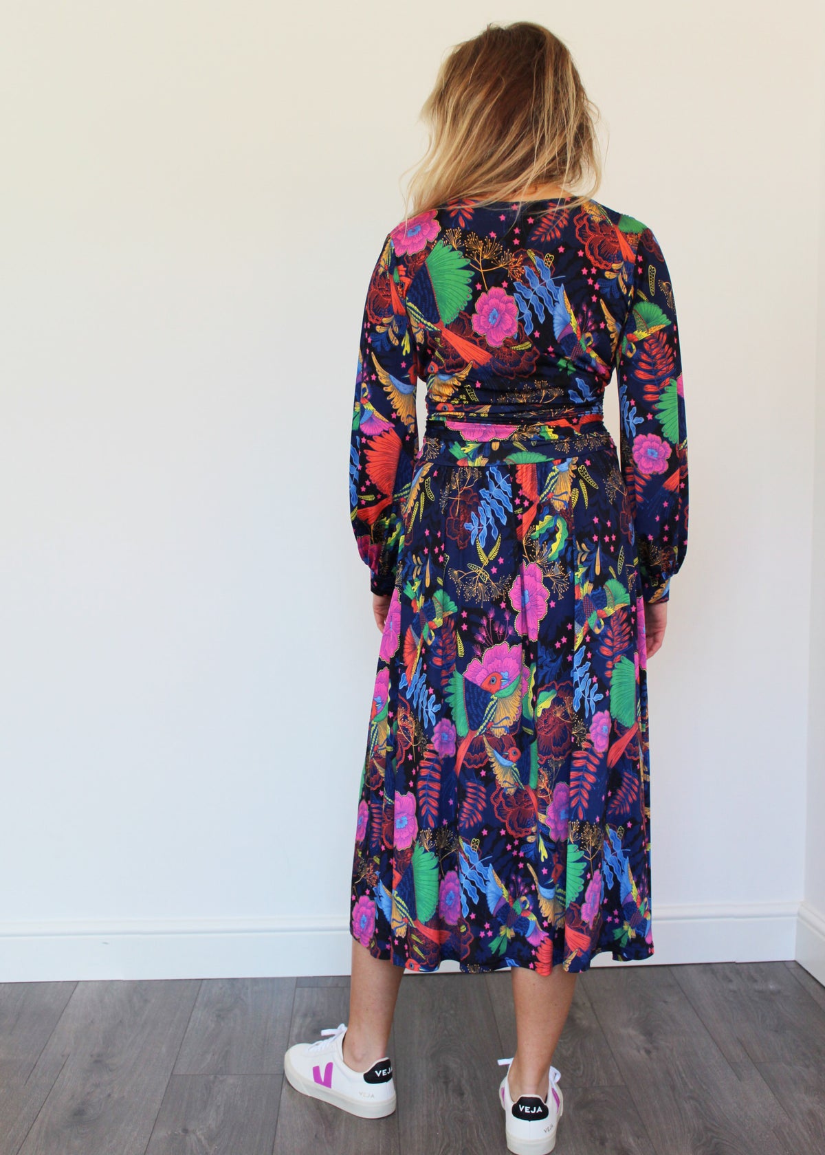 ONJENU Sharon Midi Dress in Frida Multi