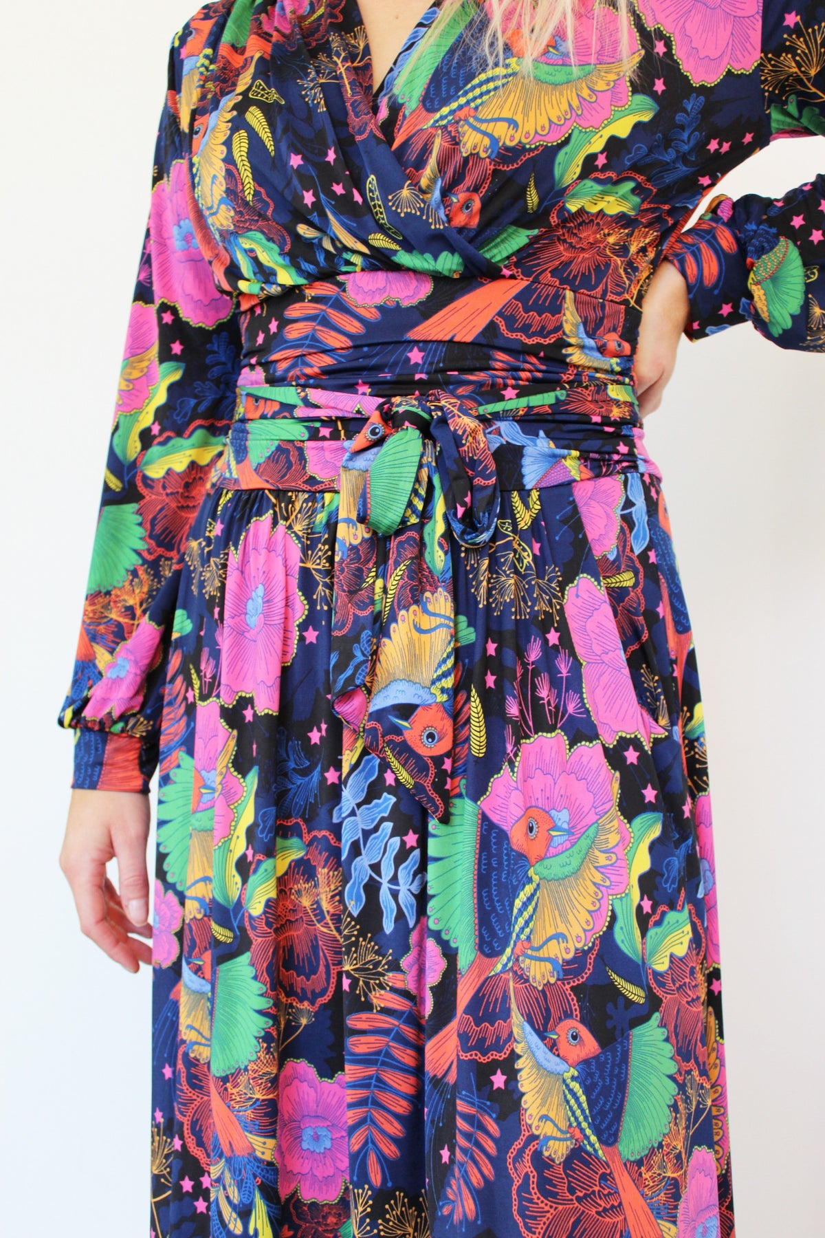 ONJENU Sharon Midi Dress in Frida Multi