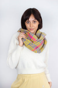 You added <b><u>ANNA 603 Himalaya Check Print Scarf in Yellow Multi</u></b> to your cart.