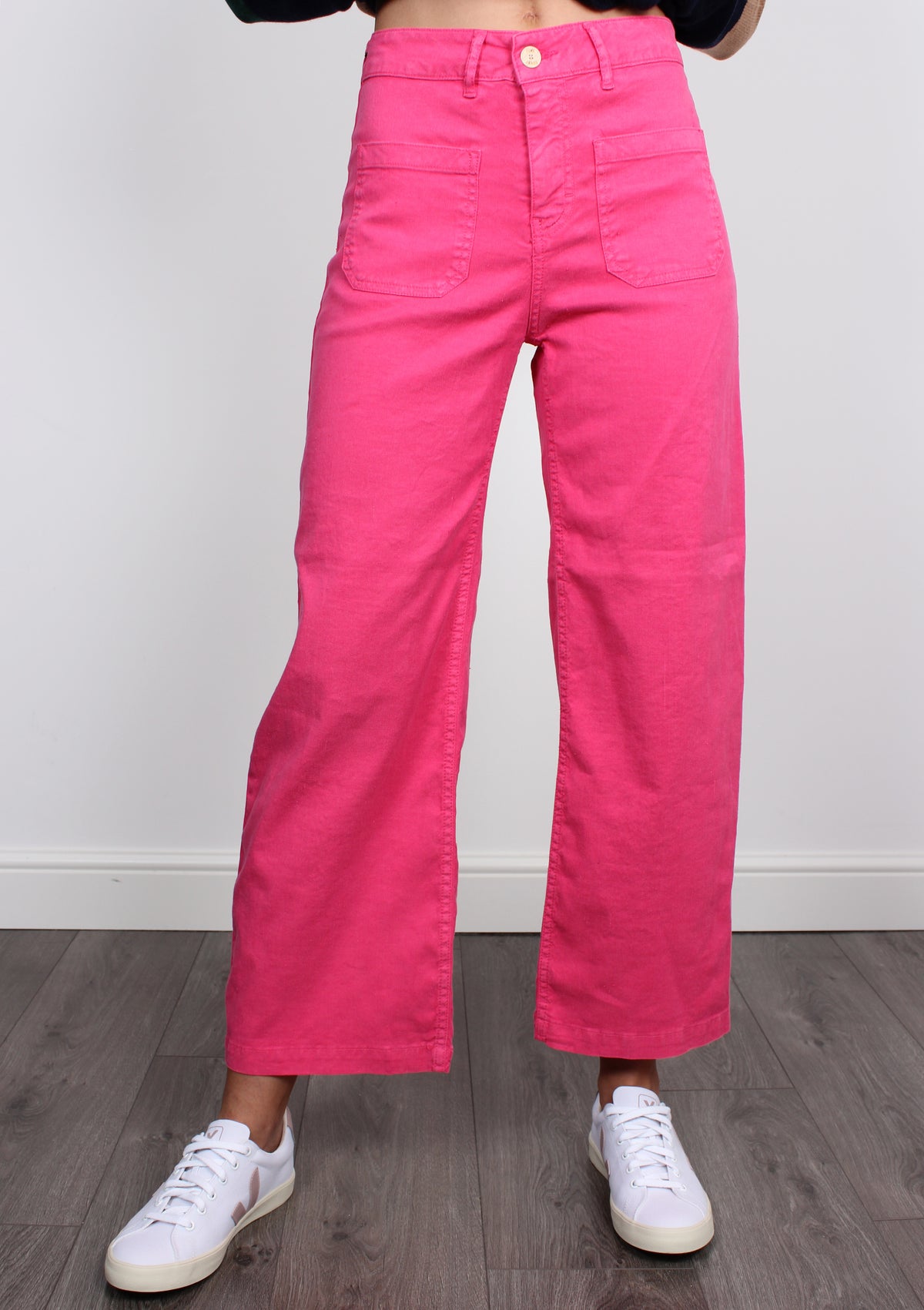 FIVE Lucia Cotton Trousers in Fushia