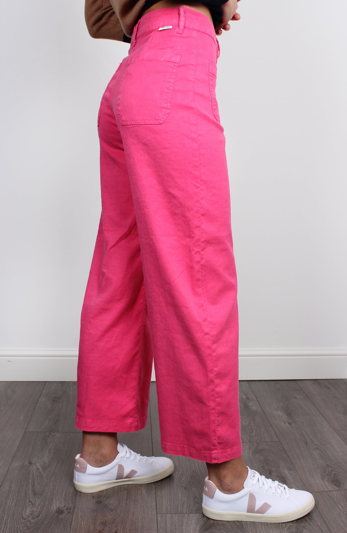 FIVE Lucia Cotton Trousers in Fushia