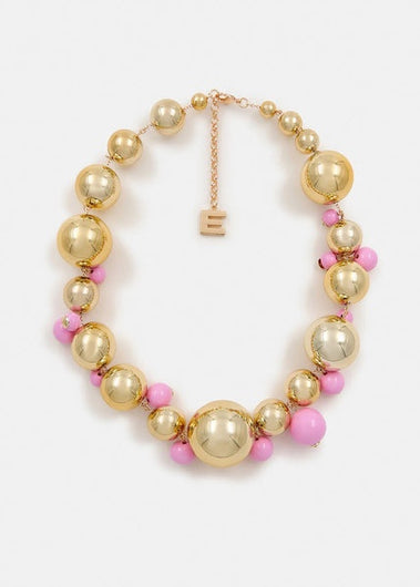 EA Felicita Big Beads Necklace in Cadillac