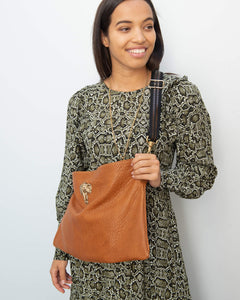 You added <b><u>SLP Zaza bag in cognac and gold</u></b> to your cart.