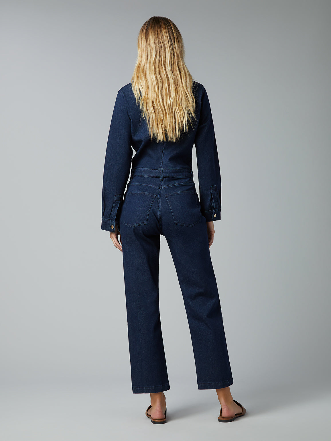 DL1961 Freja Jumpsuit in Dark Indigo