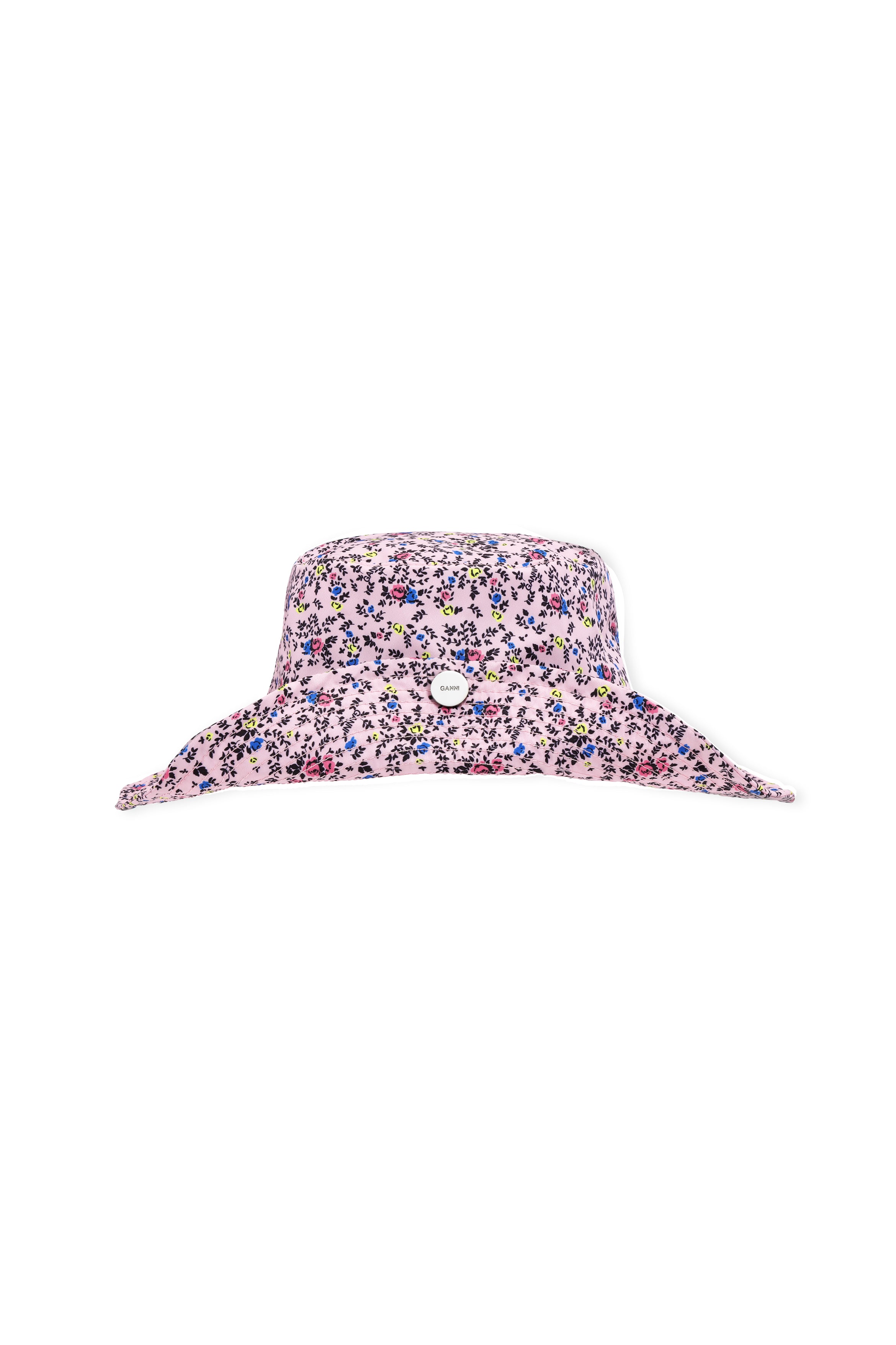 GANNI A3515 Recycled Tech Hat in Pink Nectar