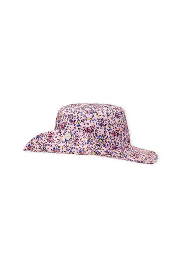 GANNI A3515 Recycled Tech Hat in Pink Nectar