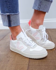 You added <b><u>VEJA V-10 Mesh white petal orange</u></b> to your cart.