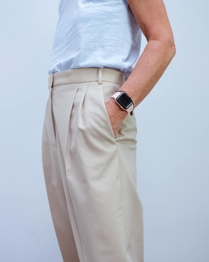 JOSEPH Fender trousers in sand